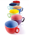 TAZA EXTRA JUMBO 860 ML CREMA SHINE, GRIS