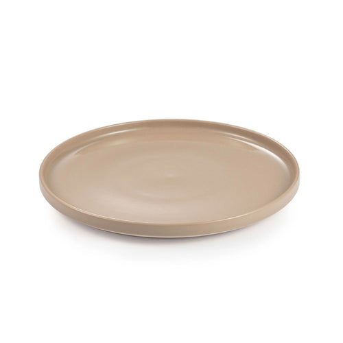 Plato llano TAVERNE 26cm Moca