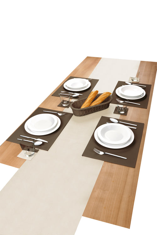 Camino de mesa 120x30cm FLAIR LITE Crema
