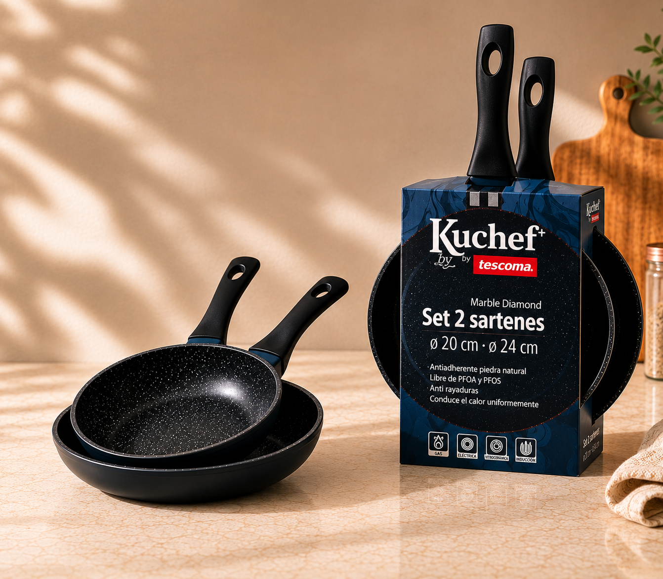 Sartenes que elevan tu cocina